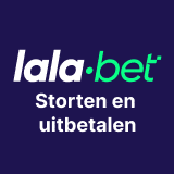 Lalabet storten en uitbetalen